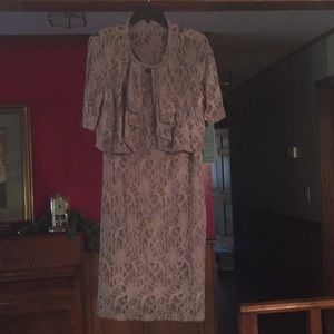 J Taylor Lace 2 Piece Dress with Jacket NWT